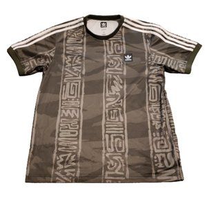 Adidas 3-Stripe Trefoil T-Shirt Green | Men's Large L Skater Skateboarding Comfy